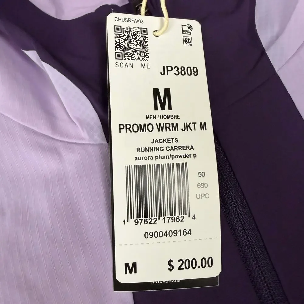 Adidas Pro Elite 2025 Track Jacket Purple JP3809 Men’s Size Medium Warm Up NEW
